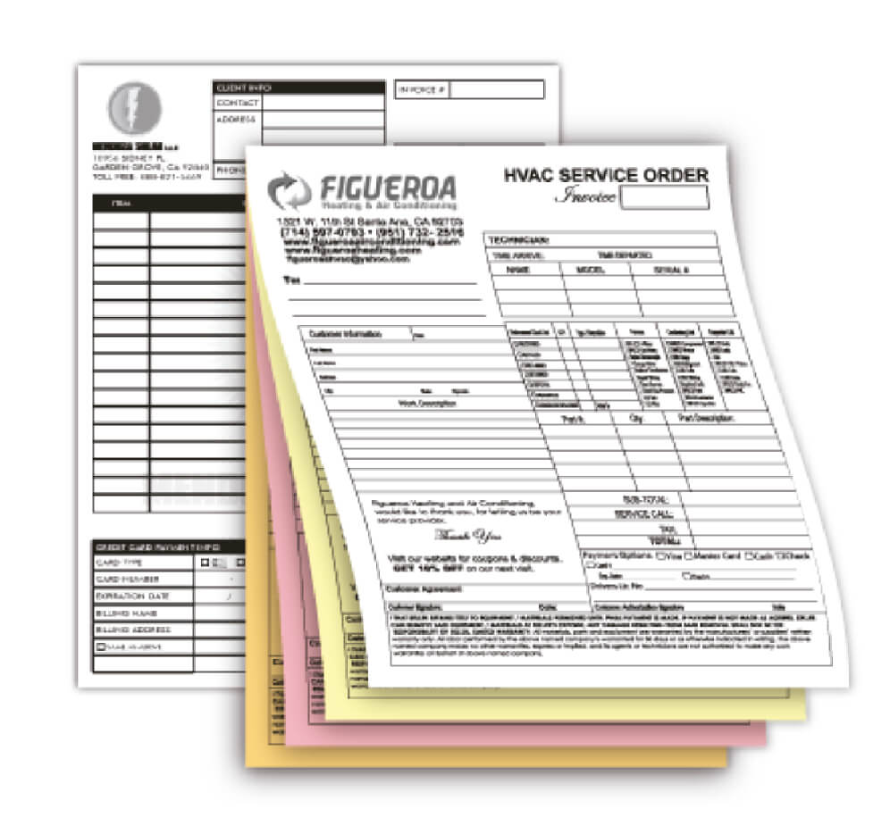 NCR-form Brochures