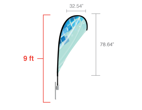 Teardrop Flag