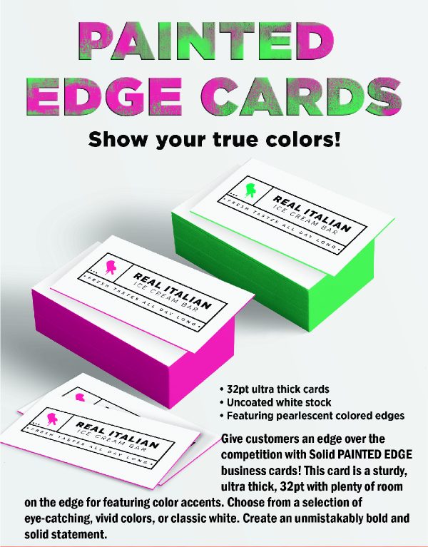 painted edge cards painted edge cards